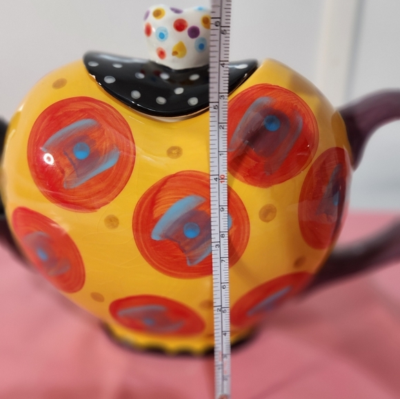 Alexis Ink C Iolorful Polka Dot Teapot - Picture 10 of 10